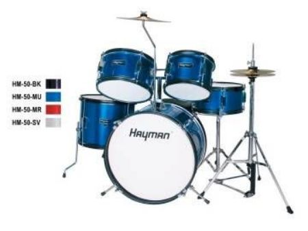 HAYMAN BOBNI HM-50 BK OTROŠKI BOBNI