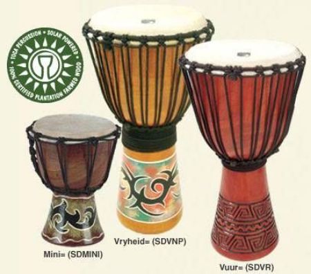 TOCA DJEMBE 10" SYNERGY VUUR RED 82908