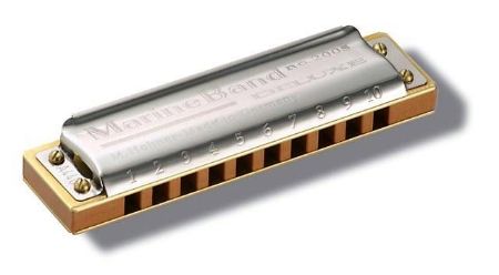 Slika HOHNER USTNA HARMONIKA MARINE BAND DE LUXE A M200510