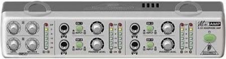 Slika BEHRINGER AMP800 Ultra-Compact 4-Kanalnil Stereo Predojacevalec za slusalke.