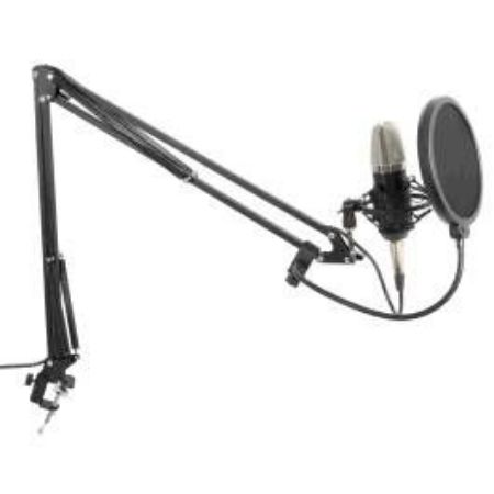 Slika Vonyx Studio Set CMS400 Condensor Microphone with Stand and Pop Filter
