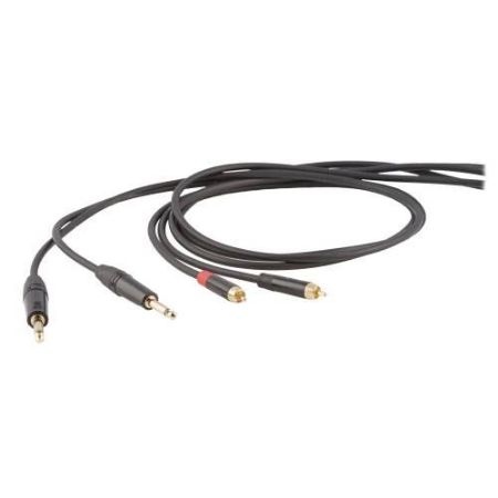 DH profesionalni stereo kabel 2xJ6,3-2xRCA DHS535LU5 5M