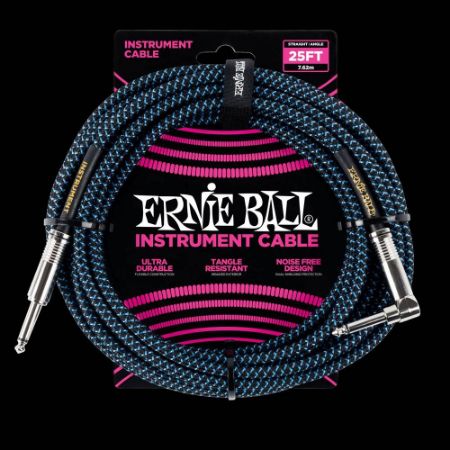 ERNIE BALL instrumentalni kabel j-j kotni 7,62m 6060