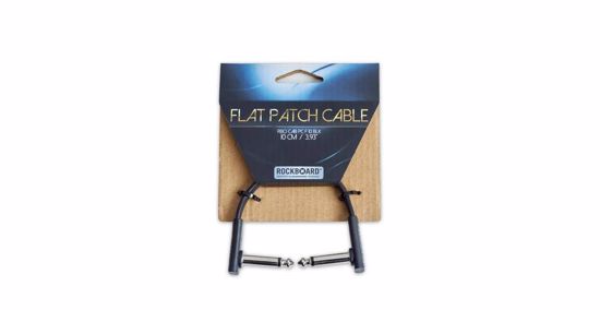 RockBoard Flat Patch Cable, Black - 10 cm