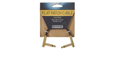 Slika RockBoard Flat Patch Cable, Gold - 10 cm