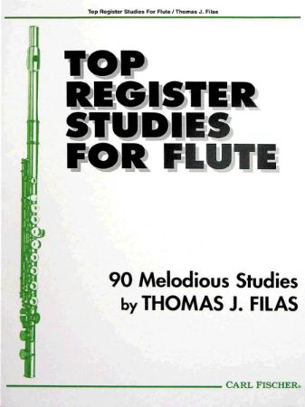 Slika FILAS:TOP REGISTER STUDIES FOR FLUTE (90 MELODIOUS)