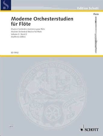 Slika ZOLLER:MODERN ORCHESTRAL STUDIES FOR FLUTE VOL.2