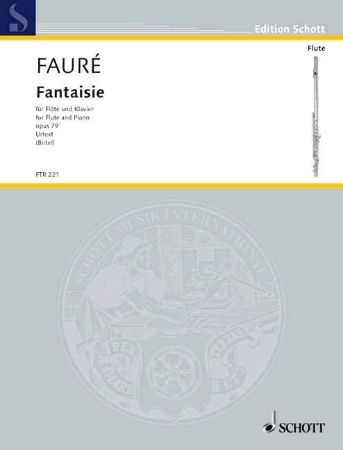 Slika FAURE:FANTAISIE OP.79  FOR FLUTE AND PIANO