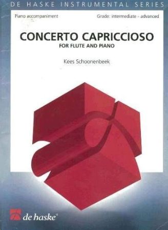 SCHOONENBEEK:CONCERTO CAPRICCIOSO FLUTE AND PIANO