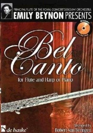 BERINGEN/BEYNON:BEL CANTO FOR FLUTE AND HARP/PIANO +CD