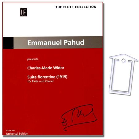 Slika WIDOR/PAHUD:SUITE FLORENTINE FLOTE UND KLAVIER