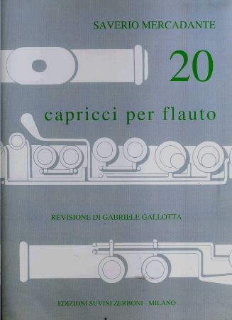 Slika MERCADANTE:20 CAPRICCI PER FLAUTO