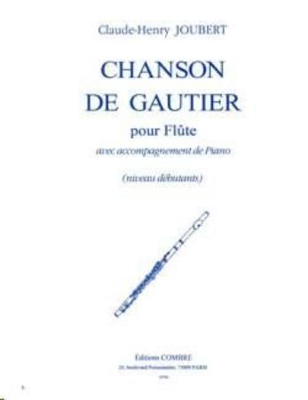 Slika JOUBERT:CHANSON DE GAUTIER POUR FLUTE ET PIANO