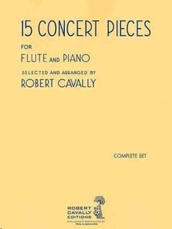 15 CONCERT PIECES FOR FLUTE AND PIANO