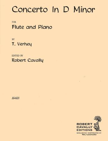 VERHEY:CONCERTO IN D MINOR FOR FLUTE AND PIANO