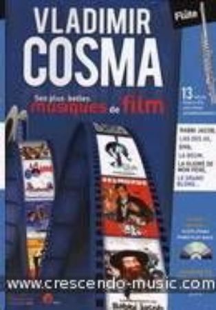 Slika COSMA:SES PLUS BELLES MUSIQUES DE FILM FLUTE +CD
