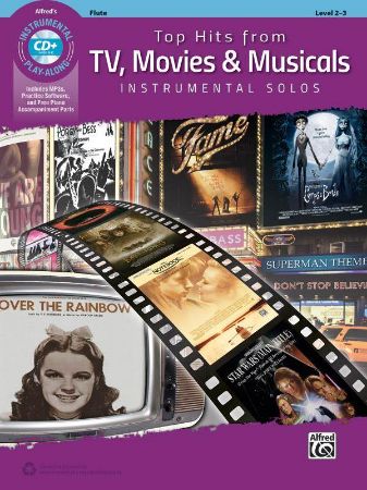 Slika TOP HITS FROM TV,MOVIES & MUSICALS FLUTE+ AUDIO ACCESS