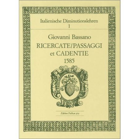 Slika BASSANO:RICERCATE/PASSAGGI ET CADENTIE 1585