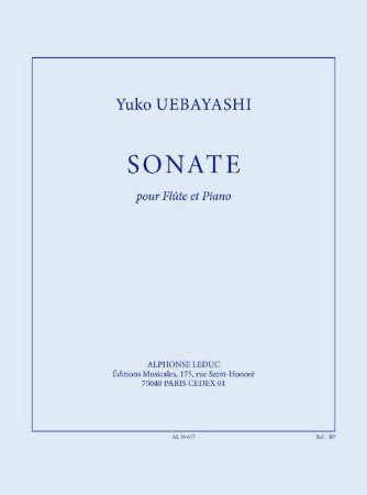 Slika UEBAYASHI:SONATE POUR FLUTE ET PIANO