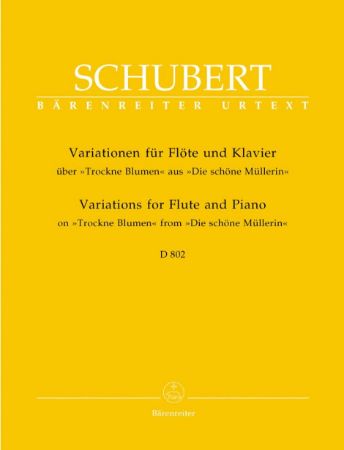 Slika SCHUBERT:VARIATIONS FOR FLUTE AND PIANO D802