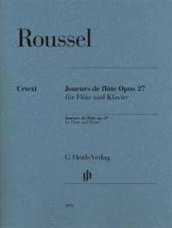 Slika ROUSSEL:JOUEURS DE FLUTE OP.27 FOR FLUTE AND PIANO