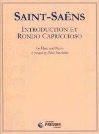 Slika SAINT-SAENS:INTRODUCTION ET RONDO CAPRICCIOSO FOR FLUTE AND PIANO