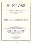 KLOSE:ETUDES CARACTERISTIQUES CLARINETTE