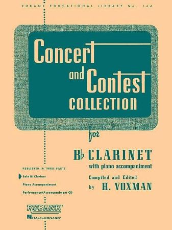 VOXMAN:CONCERT AND CONTEST COLLECTION FOR CLARINET SOLO