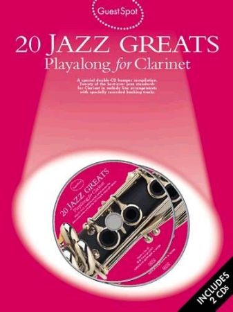 20 JAZZ GREATS CLARINET PLAYALONG+CD