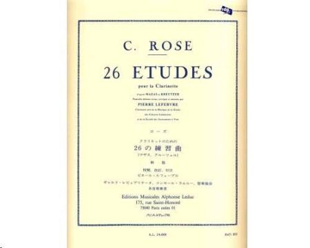 ROSE:26 ETUDES