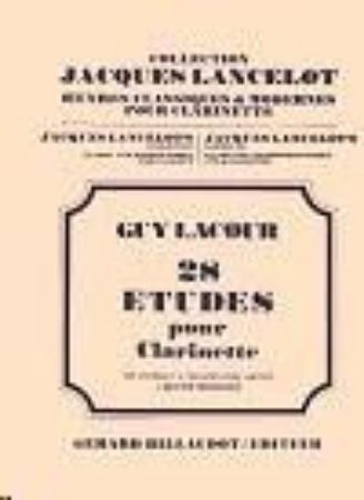 Slika LACOUR:28 ETUDES POUR CLARINETTE (MESSIAEN)
