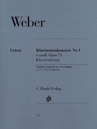Slika WEBER:KLARINETTENKONZERT/CLARINET CONCERTO  NO.1 F-MOLL OP.73