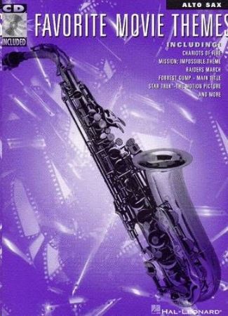 FAVORITE MOVIE THEMES ALTO SAX+CD