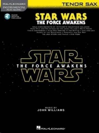 Slika STAR WARS THE FORCE AWAKENS PLAY ALONG TENOR SAX +AUDIO ACC.