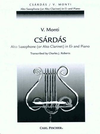 Slika MONTI:CSARDAS FOR ALTO SAX AND PIANO