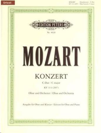 MOZART:KONZERT C-DUR KV314 OBOE AND PIANO