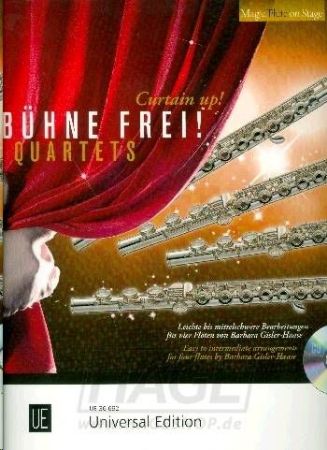 Slika GISLER-HASSE:BUHNE FREI! QUARTETS +CD