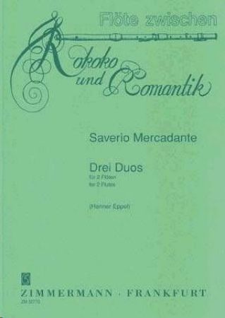 Slika MERCADNTE: DREI DUOS FOR 2 FLUTES