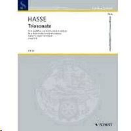 Slika HASSE:TRIOSONATE G-DUR FOR 2 FLUTES AND PIANO
