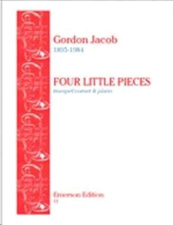 Slika JACOB:FOUR LITTLE PIECES TRUMPET & PIANO