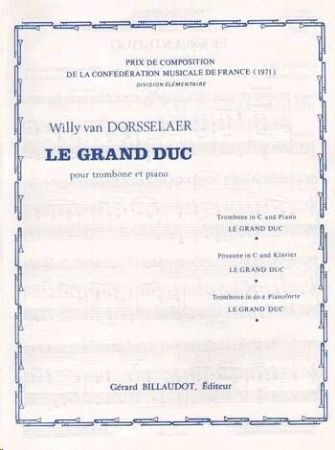 Slika DORSSELAER:LE GRAND DUC TROMBONE ET PIANO
