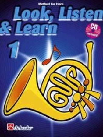 Slika LOOK, LISTEN & LEARN 1 HORN IN F +CD
