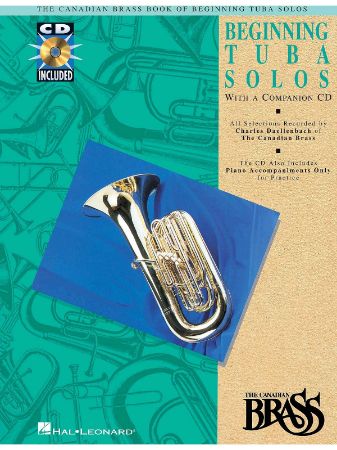 Slika CANADIAN BRASS BOOK OF BEGINNING TUBA SOLOS +CD