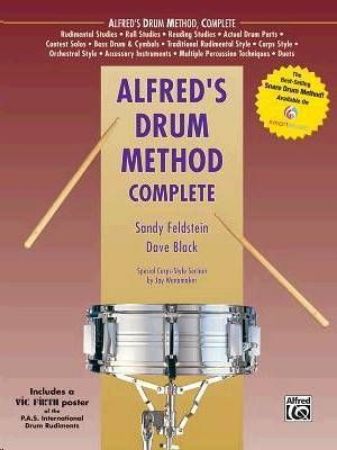 ALFRED'S DRUM METHOD COMPLETE WITH VIC FIRTH POSTER