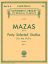 Slika MAZAS:FORTY SELECTED STUDIES FOR VIOLIN OP.36/1