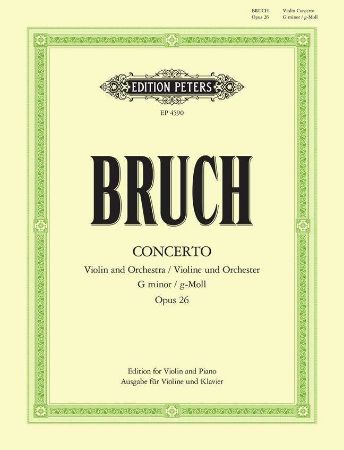 BRUCH:KONZERT/CONCERTO G-MOLL OP.26,VIOLIN AND PIANO