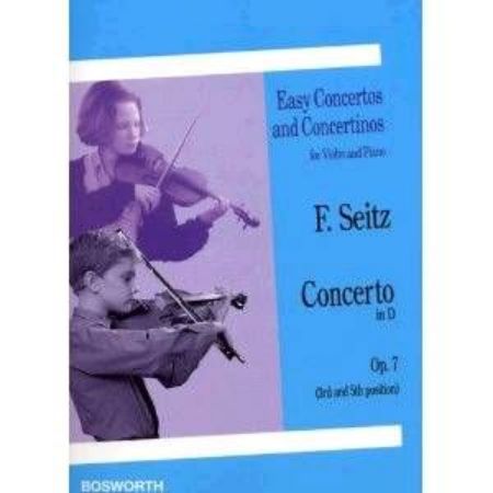 Slika SEITZ:CONCERTO OP.7 IN D VIOLIN AND PIANO
