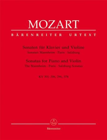 Slika MOZART:SONATAS FOR VIOLIN AND PIANO KV301-306,296,378