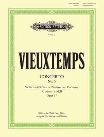 VIEUXTEMPS:CONCERTO NO.5 OP.37 A-MOLL VIOLIN AND PIANO