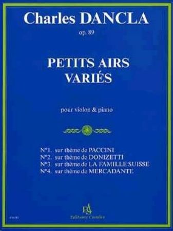 Slika DANCLA:PETITS AIRS VARIES OP.89 POUR VIOLON & PIANO